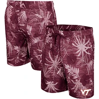 Men's Colosseum Maroon Virginia Tech Hokies What Else is New Swim Shorts