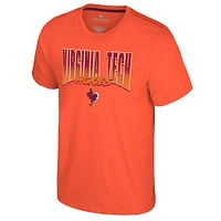Men's Colosseum Orange Virginia Tech Hokies Dual Logo T-Shirt