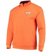 Men's Colosseum Orange Virginia Tech Hokies Tortugas Logo Quarter-Zip Jacket