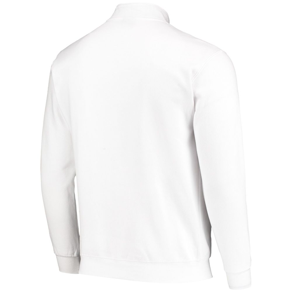 Men's Colosseum White Virginia Tech Hokies Tortugas Logo Quarter-Zip Jacket