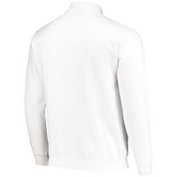 Men's Colosseum White Virginia Tech Hokies Tortugas Logo Quarter-Zip Jacket