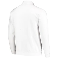 Men's Colosseum White Virginia Tech Hokies Tortugas Logo Quarter-Zip Jacket