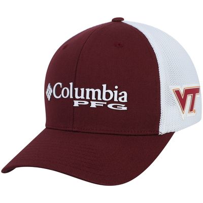 Men's Columbia Maroon Virginia Tech Hokies Collegiate PFG Flex Hat