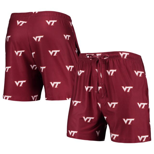 Concepts Sport Short Virginia Tech Hokies Flagship Allover Print Jam pour homme