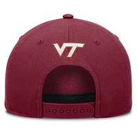 Men's Fanatics Maroon Virginia Tech Hokies Foul Ball Rope Adjustable Hat