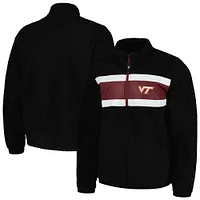 Haut à demi-zip G-III Sports by Carl Banks pour hommes, noir, Virginia Tech Hokies Pinch Runner