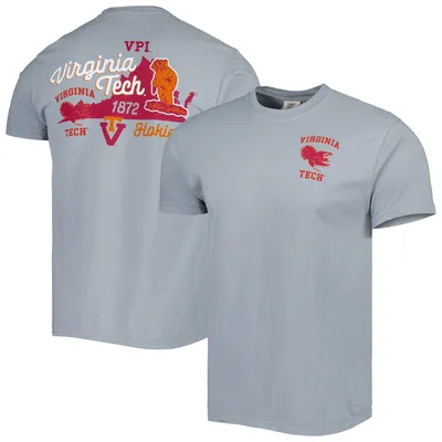 T-shirt Virginia Tech Hokies Vault State Comfort Graphite pour homme