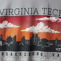 Men's Gray Virginia Tech Hokies Team Comfort Colors Campus Scenery T-Shirt