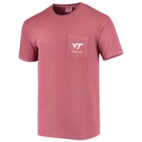 T-shirt bordeaux Virginia Tech Hokies Circle Campus Scene pour homme