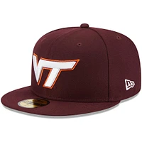 Men's New Era Maroon Virginia Tech Hokies 59FIFTY Fitted Hat
