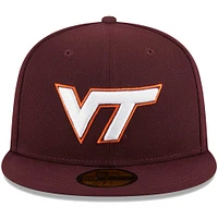 Men's New Era Maroon Virginia Tech Hokies 59FIFTY Fitted Hat