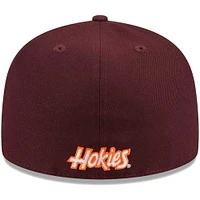 Men's New Era Maroon Virginia Tech Hokies 59FIFTY Fitted Hat