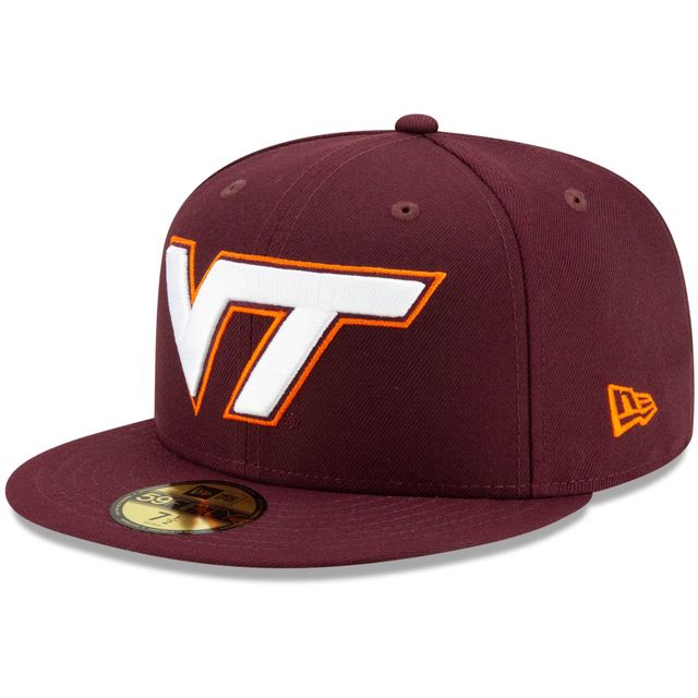 Casquette ajustée New Era Virginia Tech Hokies Basic 59FIFTY Team pour hommes