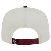 Men's New Era White Virginia Tech Hokies Collegiate 9FIFTY A-Frame Snapback Hat