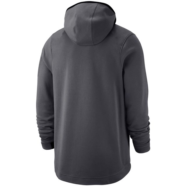 Sweat à capuche entièrement zippé Nike Virginia Tech Hokies Tonal Showtime pour homme, anthracite