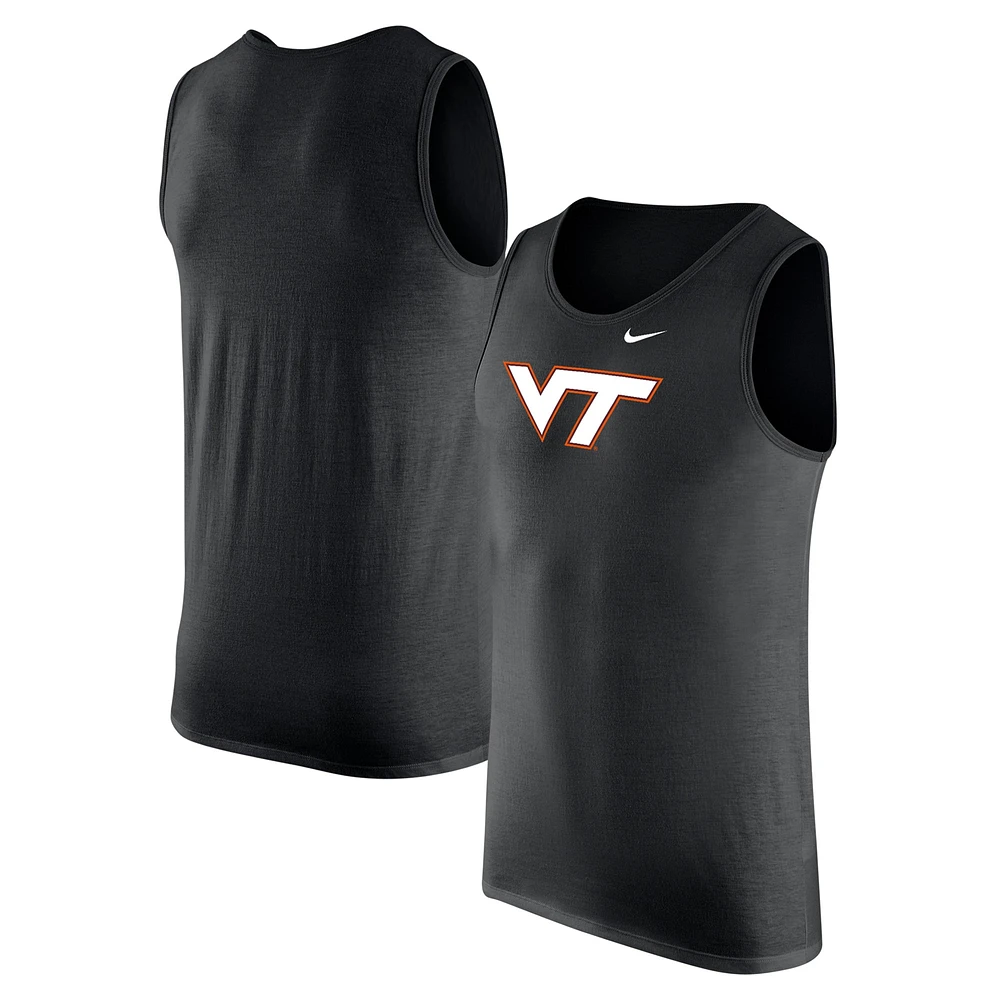 Débardeur Nike Virginia Tech Hokies noir pour homme