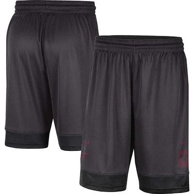 Short Virginia Tech Hokies Performance Fast Break de Nike pour homme, anthracite