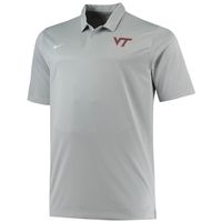 Men's Nike Heathered Gray Virginia Tech Hokies Big & Tall Performance Polo