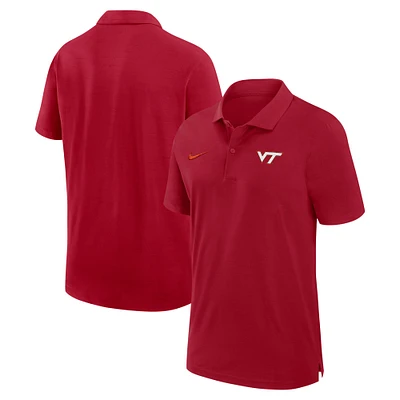 Polo Nike Bordeaux Virginia Tech Hokies Performance pour homme