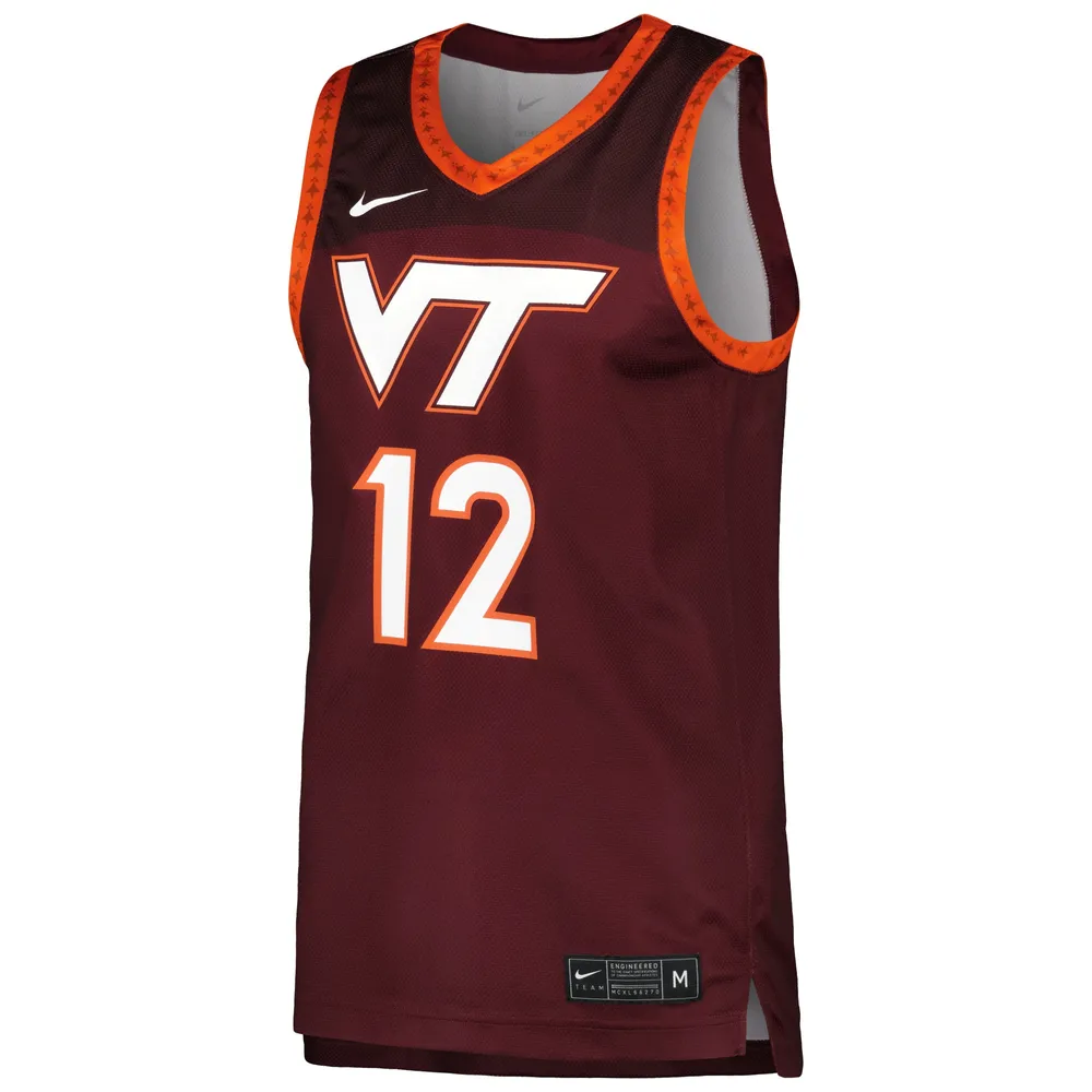 Maillot de basket-ball réplique Nike Maroon Virginia Tech Hokies pour homme