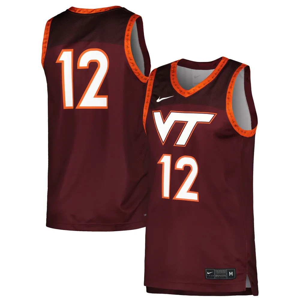 Maillot de basket-ball réplique Nike Maroon Virginia Tech Hokies pour homme