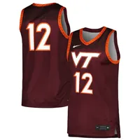 Maillot de basket-ball réplique Nike Maroon Virginia Tech Hokies pour homme