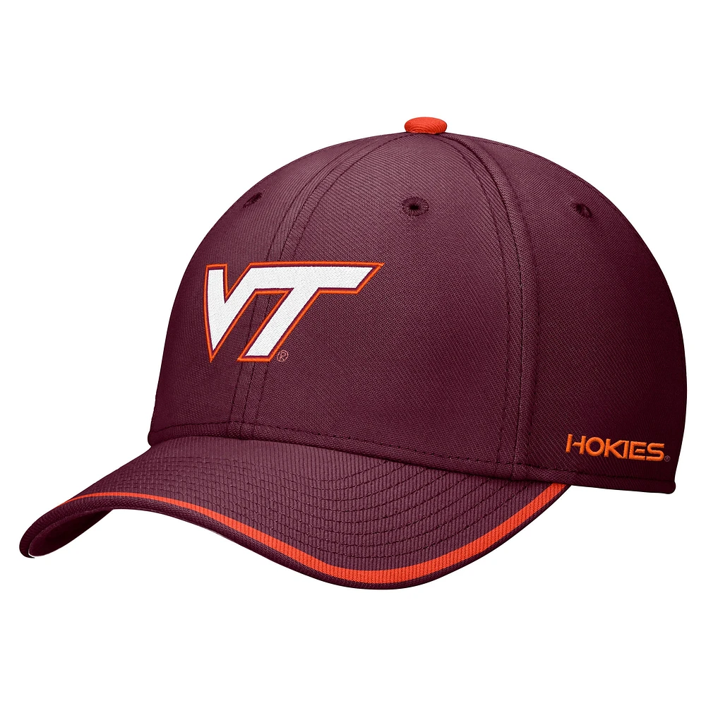 Men's Nike Maroon Virginia Tech Hokies Rise Performance Flex Hat