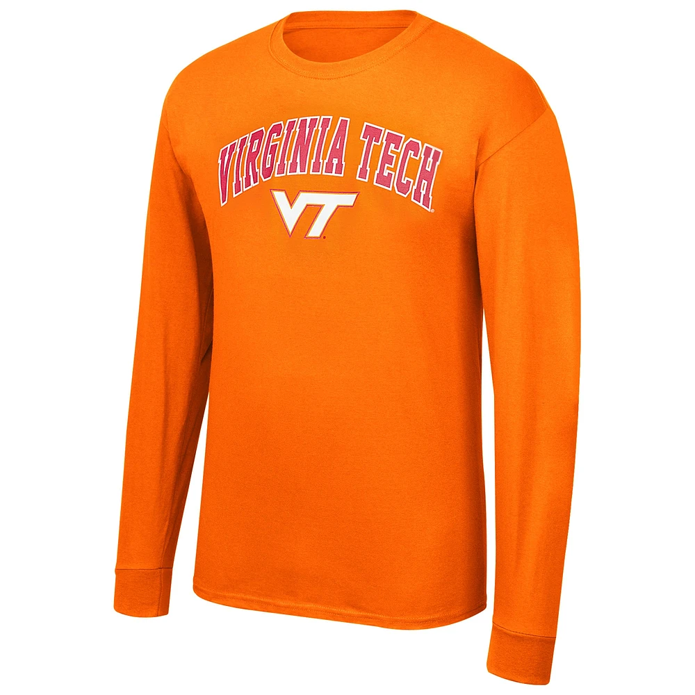 Men's  Orange Virginia Tech Hokies Team Long Sleeve T-Shirt