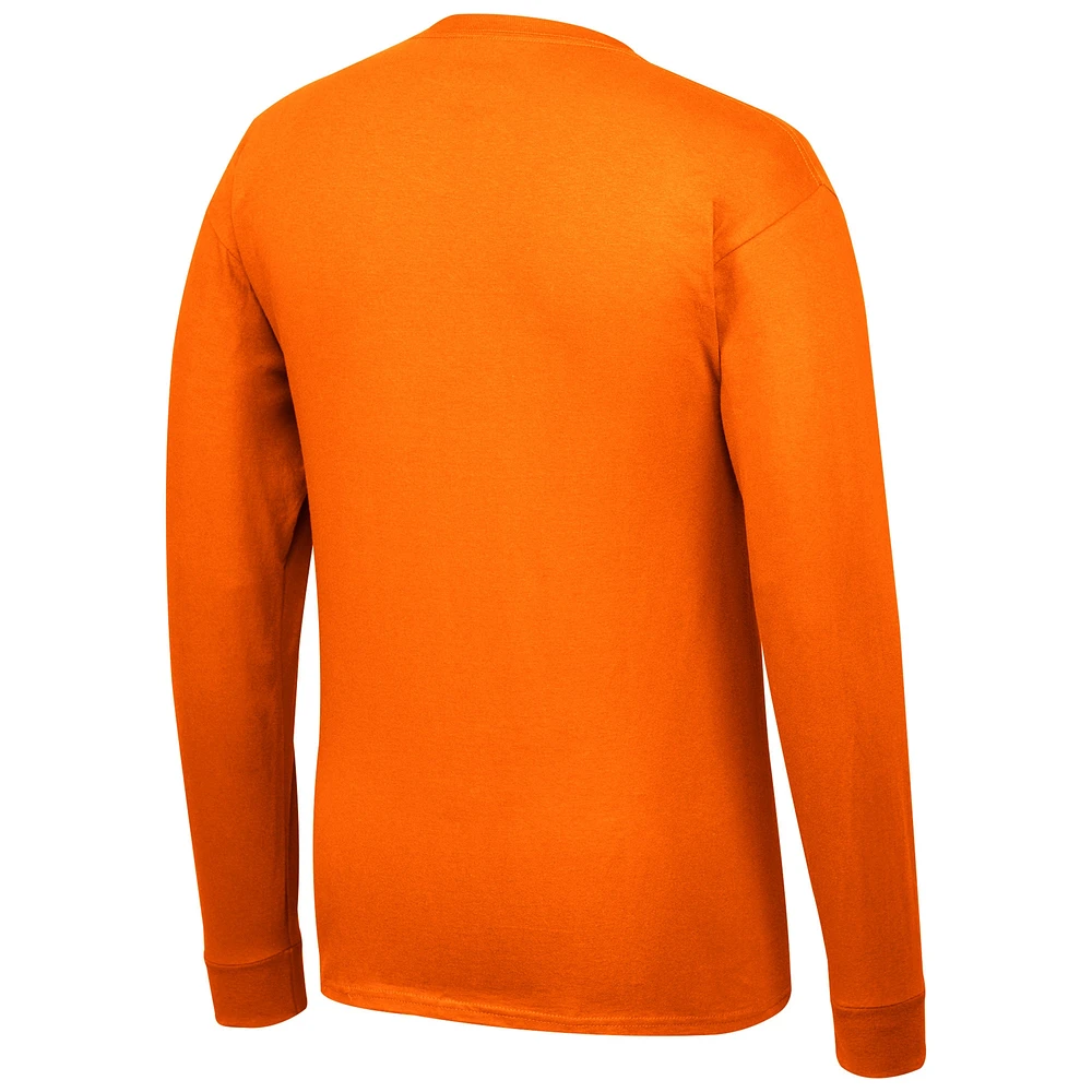 Men's  Orange Virginia Tech Hokies Team Long Sleeve T-Shirt