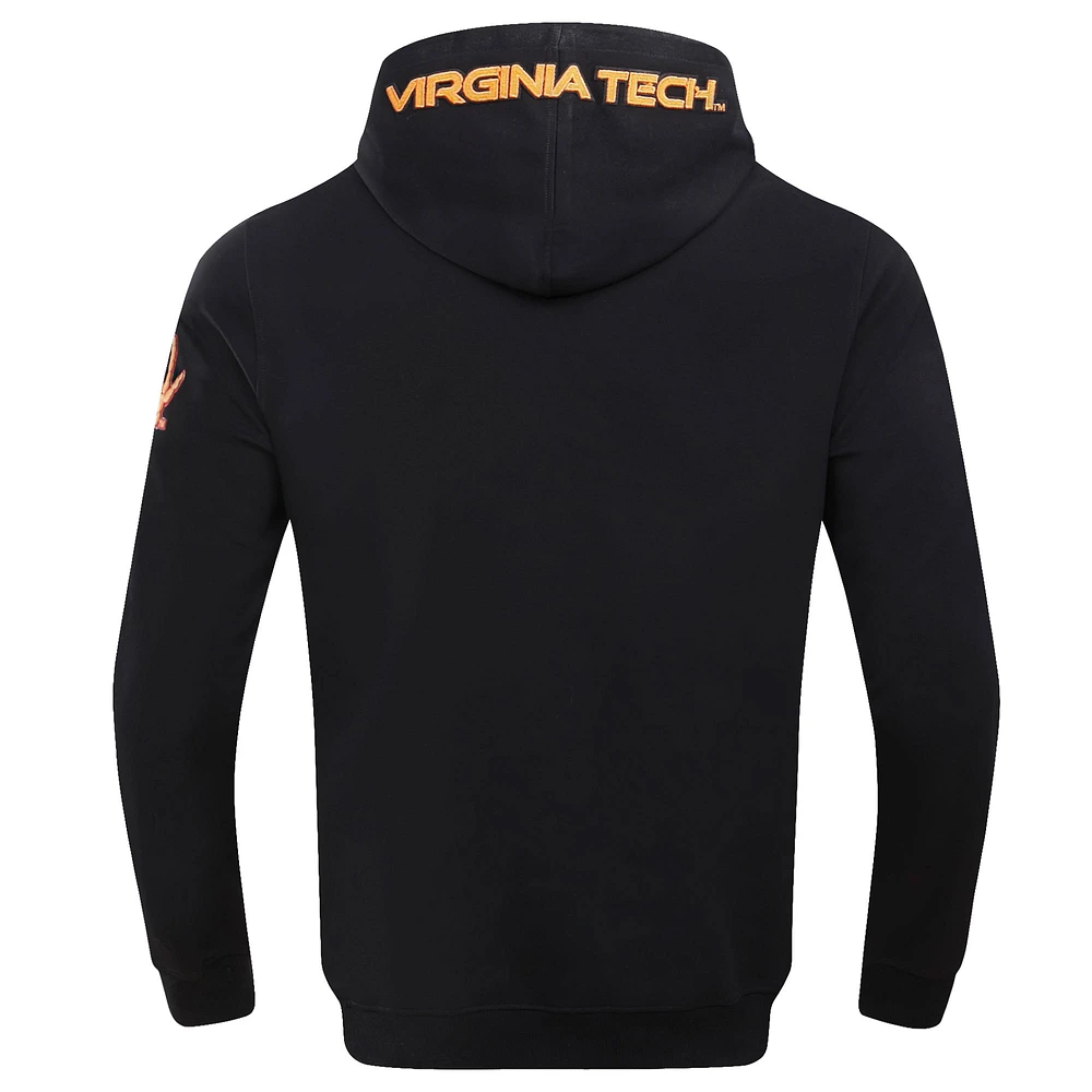 Men's Pro Standard Black Virginia Tech Hokies Classic Pullover Hoodie