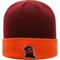 Men's Top of the World Maroon/Orange Virginia Tech Hokies Core 2-Tone Cuffed Knit Hat