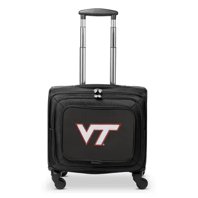 Virginia Tech Hokies MOJO 14'' Laptop Overnighter Wheeled Bag- Black