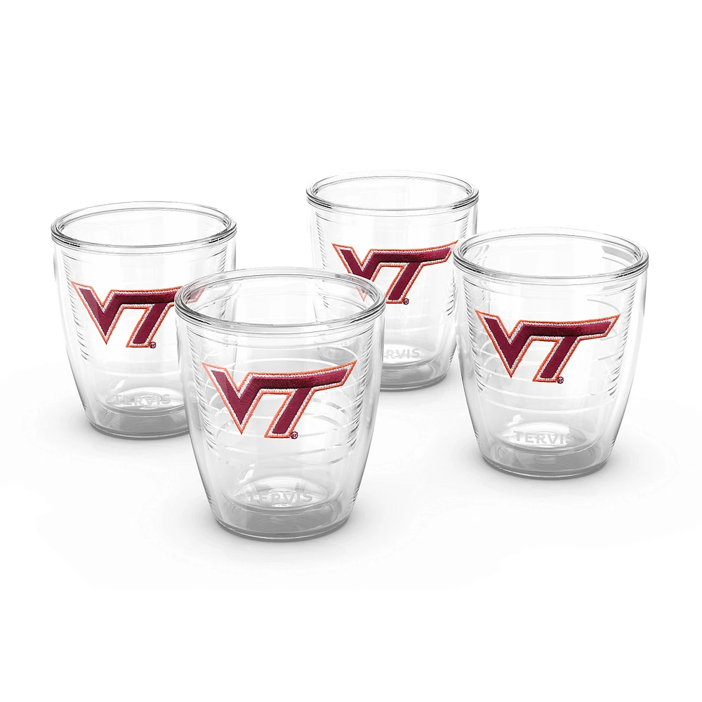 Tervis Virginia Tech Hokies 4-Pack 12oz. Ensemble de gobelets emblème