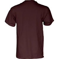 Unisex Blue 84 Maroon Virginia Tech Hokies vs. Cavaliers 2024 Commonwealth Clash Score T-Shirt