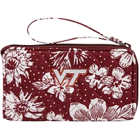 Vera Bradley Virginia Tech Hokies Rain Garden Poignet zippé sur le devant