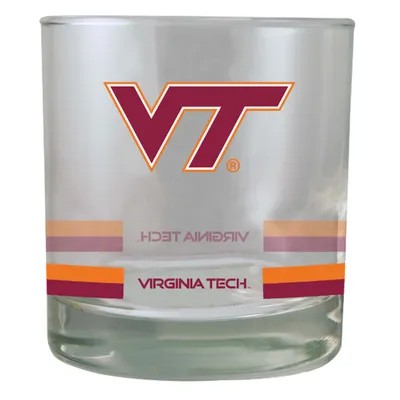 Virginia Tech Hokies 10oz. Banded Rocks Glass