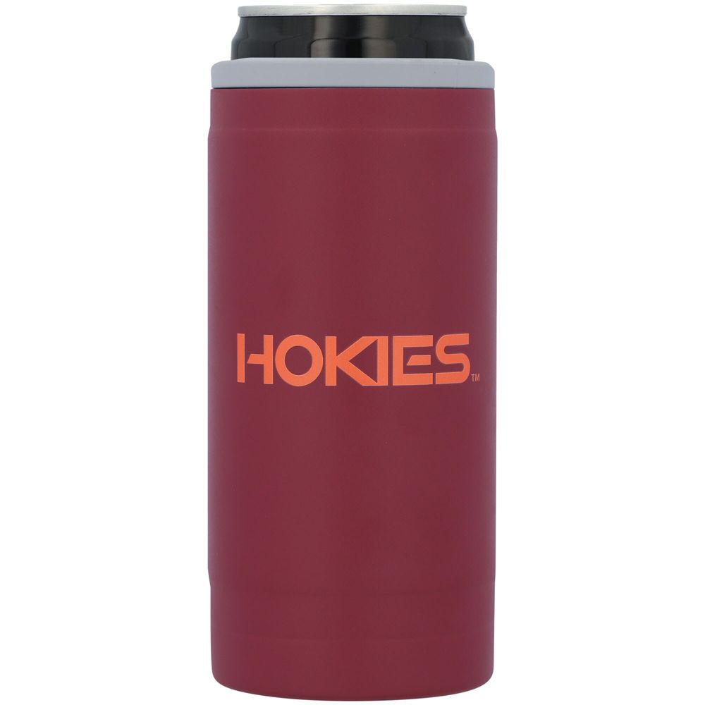 Virginia Tech Hokies 12oz. Flipside Powdercoat Slim Can Cooler