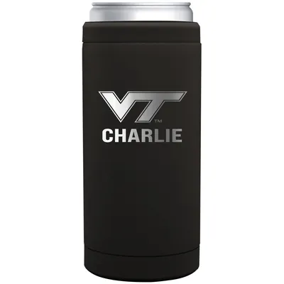 Virginia Tech Hokies 12oz. Personalized Stainless Steel Slim Can Cooler