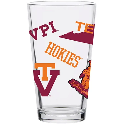 Virginia Tech Hokies 16oz. Medley Vintage Pint Glass