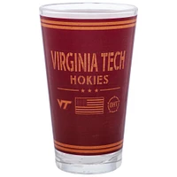 Virginia Tech Hokies 16oz. Verre à pinte d’appréciation militaire OHT