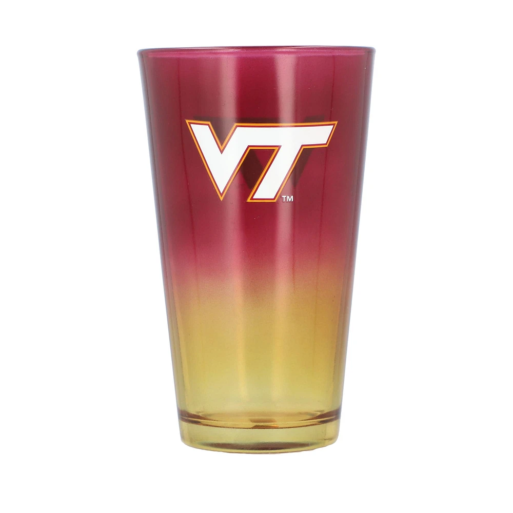 Virginia Tech Hokies 16oz. Verre à pinte ombré