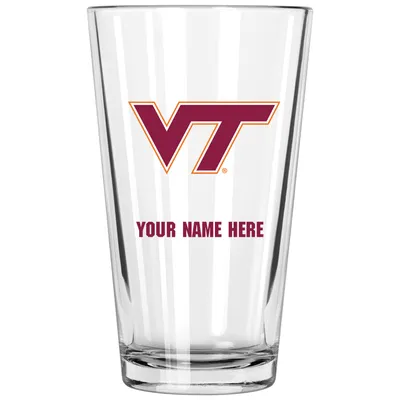 Virginia Tech Hokies 16oz. Personalized Pint Glass