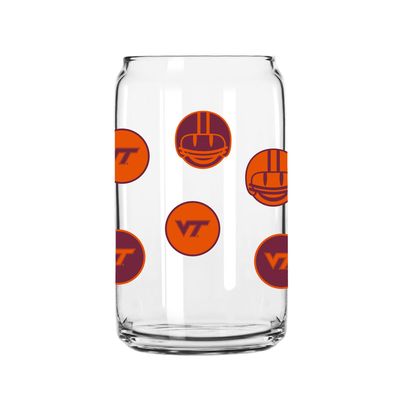 Virginia Tech Hokies 16oz. Smiley Can Glass