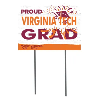 Virginia Tech Hokies 18'' x 24'' Proud Grad Yard Sign