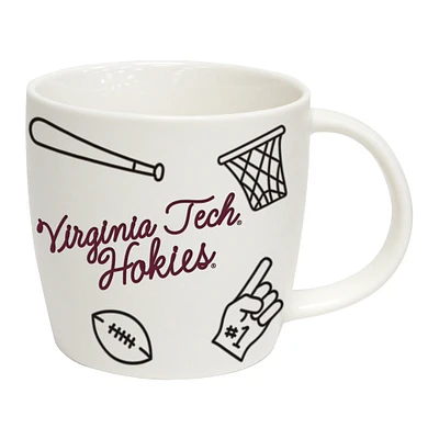 Virginia Tech Hokies 18oz. Tasse de meneur de jeu