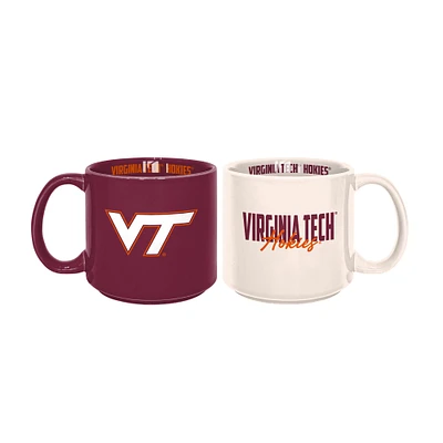 Virginia Tech Hokies 2-Pack 15oz. Stackable Mug Set