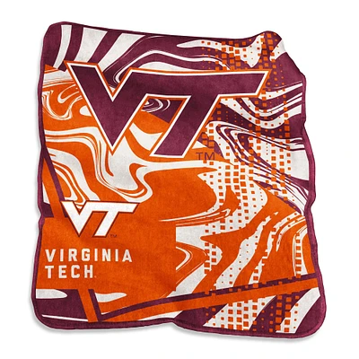 Virginia Tech Hokies 50" x 60" Swirl Raschel Throw Blanket