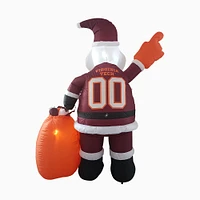 Virginia Tech Hokies 7' Inflatable Santa