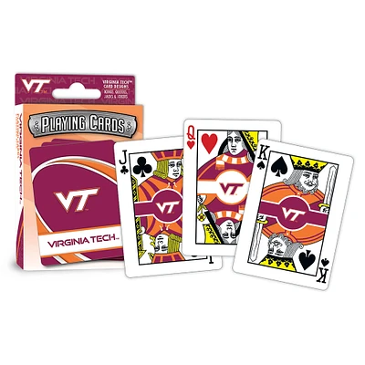 Virginia Tech Hokies NCAA Playing Cards