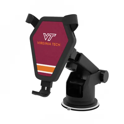 Virginia Tech Hokies Stripe Design Wireless Car Charger